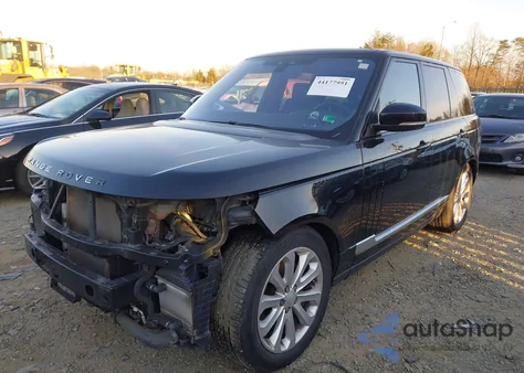 2017 Land Rover Range Rover 3.0L V6 Turbocharged Diesel Hse Td6 из США, поврежденный, VIN SALGS2FK0HA362213